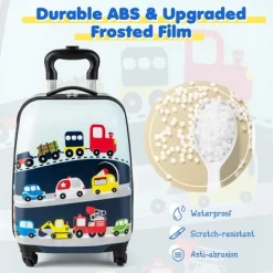 Costway 2PC Kids Carry On Luggage Set 12" Backpack And 16" Rolling Suitcase For Travel -All Pack Shop GUEST b3b93ca0 1a0e 4af6 866b e5c7610ee546