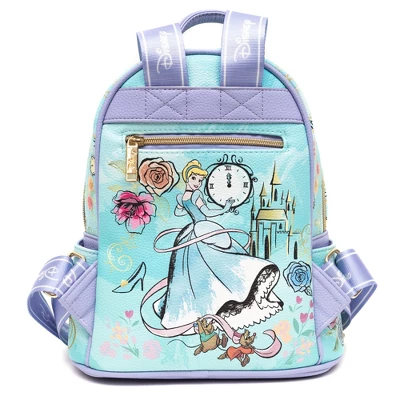 Disney Cinderella 11" Vegan Leather Fashion Mini Backpack - Wondapop 1 Disney Cinderella 11" Vegan Leather Fashion Mini Backpack - Wondapop