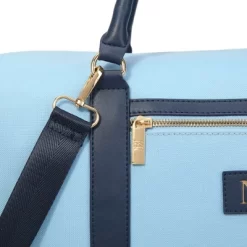 Badgley Mischka Barbara Travel Weekender Bag - Light Blue -All Pack Shop GUEST b5c187f6 f76c 41ea af15 70eea8f957f6