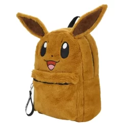 Pokemon Plush Eevee 16" Backpack With Chunk Webbing Puller