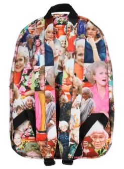 The Golden Girls Expressions Photo Collage Sublimated Laptop Backpack School Bag Multicoloured