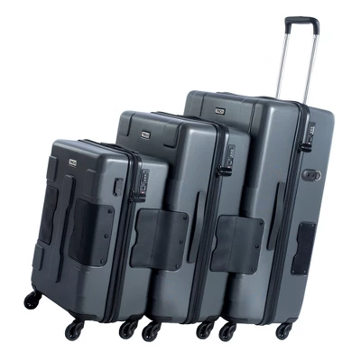 TACH V3 Connectable Hardside Spinner Suitcase Luggage Bags, 3 Piece Set 7 TACH V3 Connectable Hardside Spinner Suitcase Luggage Bags, 3 Piece Set - Image 7