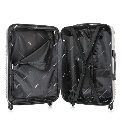 DUKAP Inception Lightweight Hardside Medium Checked Spinner Suitcase 3 DUKAP Inception Lightweight Hardside Medium Checked Spinner Suitcase - Image 3