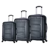 InUSA Pilot 3pc Lightweight Hardside Spinner Luggage Set