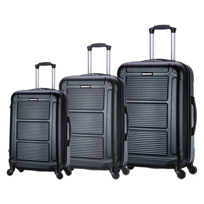 InUSA Pilot 3pc Lightweight Hardside Spinner Luggage Set 1 InUSA Pilot 3pc Lightweight Hardside Spinner Luggage Set