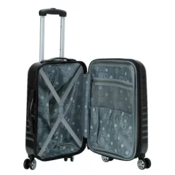 Rockland Melbourne Expandable ABS Hardside Carry On Spinner Suitcase -All Pack Shop GUEST c26ec9a4 2517 443c b848 45b6f19b1a99
