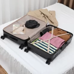 Badgley Mischka Contour Expandable Hardside Checked 3pc Luggage Set -All Pack Shop GUEST c6d3cb7d 6699 449f 99ec 262194cd5126