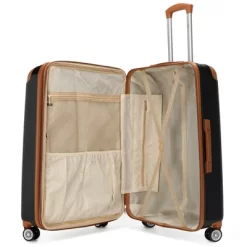 Miami CarryOn Collins Expandable Hardside Checked 3pc Luggage Set