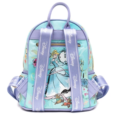 Disney Cinderella 11" Vegan Leather Fashion Mini Backpack - Wondapop 2 Disney Cinderella 11" Vegan Leather Fashion Mini Backpack - Wondapop - Image 2
