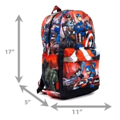 Wondapop Disney Marvel Avengers Captain America 17" Full Size Nylon Backpack -All Pack Shop GUEST d09174fd 797c 47f5 b333 0c5aff057040