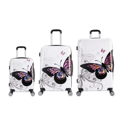 InUSA Lightweight 3pc Hardside Spinner Luggage Set 1 InUSA Lightweight 3pc Hardside Spinner Luggage Set