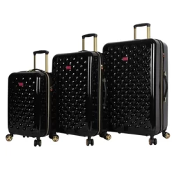 Betsey Johnson 3pc Expandable Hardside Spinner Suitcase Set -All Pack Shop GUEST d2de7e13 c8ff 43b3 9bd2 0380a8d3727b