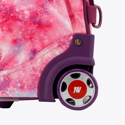 JWorld Sparkle Kids' Rolling 15" Backpack - Purple Galaxy 9 JWorld Sparkle Kids' Rolling 15" Backpack - Purple Galaxy - Image 9