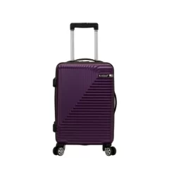 Rockland Star Trail 2pc Hardside Spinner Wheel Luggage Set - Purple