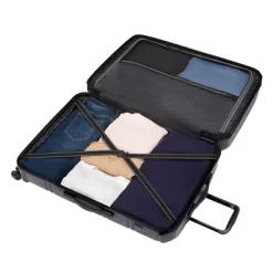 American Tourister Vital Hardside Large Checked Spinner Suitcase -All Pack Shop GUEST d7837379 9a8c 4a2d 82c8 9f558e7f4941