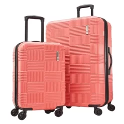 American Tourister NXT Checkered Hardside Carry On Spinner Suitcase -All Pack Shop GUEST d8fa7d4d e1cd 43b6 a2a8 33b89619543b