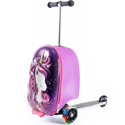 Kiddietotes Kids' Hardside Carry On Suitcase Scooter 18 Kiddietotes Kids' Hardside Carry On Suitcase Scooter - Image 18