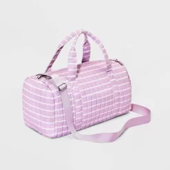 Girls' Quilted Duffel Bag - Art Class™ Purple