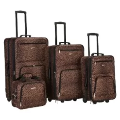 Rockland Jungle 4pc Softside Checked Luggage Set 14 Rockland Jungle 4pc Softside Checked Luggage Set -All Pack Shop GUEST dafaed12 fbb8 4a65 8057 28e3912bcec5