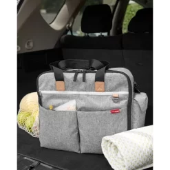Skip Hop Duo Signature Diaper Weekender Bag - Gray Melange -All Pack Shop GUEST ddb5fe4b 2e92 4cc7 82e2 c65688e8951a