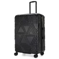 Badgley Mischka Contour Expandable Hardside Checked 3pc Luggage Set -All Pack Shop GUEST dde33e38 9731 4932 8750 b1ec1e217a47