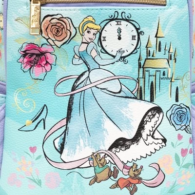 Disney Cinderella 11" Vegan Leather Fashion Mini Backpack - Wondapop 5 Disney Cinderella 11" Vegan Leather Fashion Mini Backpack - Wondapop - Image 5