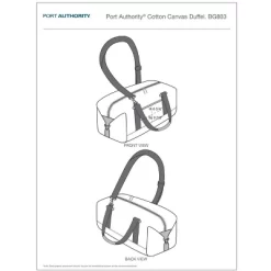 Port Authority Classic Expandable Duffel Bag With Faux Leather Trim - 45L 15 Port Authority Classic Expandable Duffel Bag With Faux Leather Trim - 45L -All Pack Shop GUEST e10b9946 73d5 4008 a968 57b9857f68d9