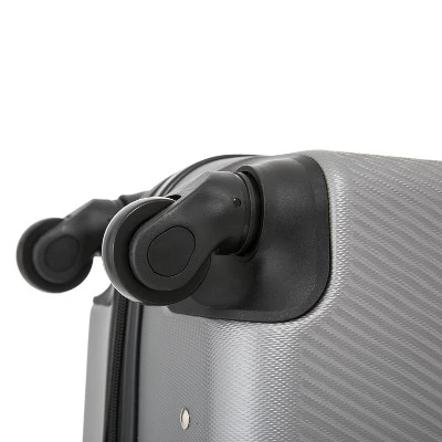 DUKAP Discovery Lightweight Hardside Large Checked Spinner Suitcase - Silver 6 DUKAP Discovery Lightweight Hardside Large Checked Spinner Suitcase - Silver - Image 6