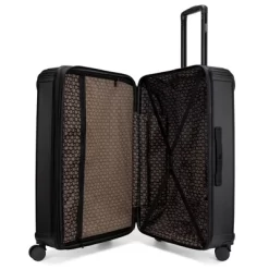 Badgley Mischka Evalyn 3pc Hardside Checked Expandable Spinner Luggage Set