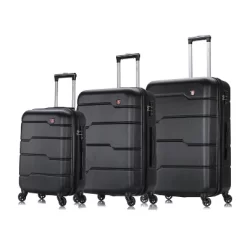 DUKAP Rodez Lightweight 3pc Hardside Luggage Set -All Pack Shop GUEST e40c1019 1e74 4f46 be2c 8ba918d6a740