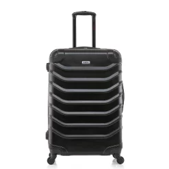 InUSA Endurance Lightweight Hardside Large Checked Spinner Suitcase