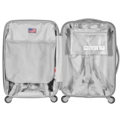 Olympia Denmark 21" Expandable Carry On 4 Wheel Spinner Luggage Suitcase -All Pack Shop GUEST e7f01576 cb32 4a1b 8072 82633c06991b