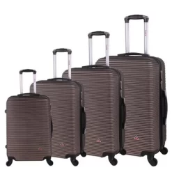 InUSA Royal 4pc Lightweight Hardside Spinner Luggage Set -All Pack Shop GUEST e81ecba7 9a5b 4cb8 a4c4 a1c789cc3537