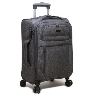 Dejuno Aurora Lightweight Denim 3-Piece Spinner Luggage Set 1 Dejuno Aurora Lightweight Denim 3-Piece Spinner Luggage Set