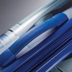 American Tourister Star Wars R2-D2 Hardside Carry On Spinner Suitcase - Silver/Royal Blue -All Pack Shop GUEST e98a3835 9755 4d64 98ca 36b2ca15a39c