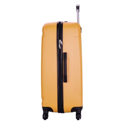 InUSA Pilot Lightweight Hardside Large Checked Spinner Suitcase 3 InUSA Pilot Lightweight Hardside Large Checked Spinner Suitcase - Image 3