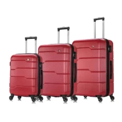 DUKAP Rodez Lightweight 3pc Hardside Luggage Set -All Pack Shop GUEST f1b4e3ed fe0c 4c88 88ce 60df0a468efa