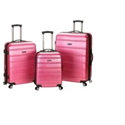 Rockland Melbourne 3pc ABS Hardside Carry On Spinner Luggage Set -All Pack Shop GUEST f1ebb4e8 ef09 418b b69a 16ffcc499b43