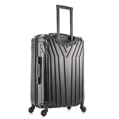 InUSA Vasty Lightweight Hardside Medium Checked Spinner Suitcase 3 InUSA Vasty Lightweight Hardside Medium Checked Spinner Suitcase - Image 3