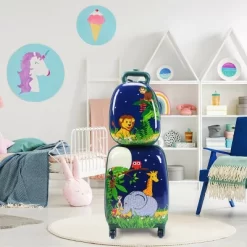 Costway 2Pcs 12'' 16'' Kids Luggage Set Suitcase Backpack School Travel Trolley ABS -All Pack Shop GUEST f33e07c5 d5b6 4311 8fac 51b0b1481801