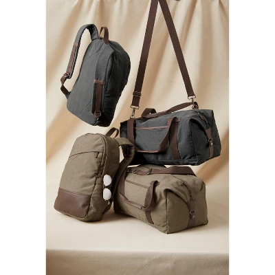 Port Authority Classic Expandable Duffel Bag With Faux Leather Trim - 45L 6 Port Authority Classic Expandable Duffel Bag With Faux Leather Trim - 45L - Image 6