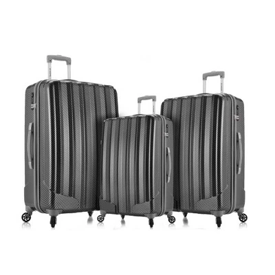 Rockland Barcelona 3pc Hardside Checked Luggage Set 6 Rockland Barcelona 3pc Hardside Checked Luggage Set - Image 6