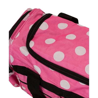 Rockland 31L Duffel Bag - Pink Dot 2 Rockland 31L Duffel Bag - Pink Dot - Image 2