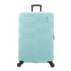 American Tourister NXT Hardside Large Checked Spinner Suitcase