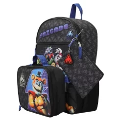 Five Nights At Freddy's Security Breach Fazcade Youth 5-Piece Backpack Set