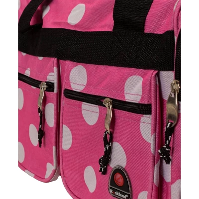 Rockland 31L Duffel Bag - Pink Dot 1 Rockland 31L Duffel Bag - Pink Dot