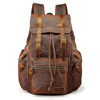 Gearonic Outdoor Sport Vintage Canvas Military Backpack 7 Gearonic Outdoor Sport Vintage Canvas Military Backpack - Image 7