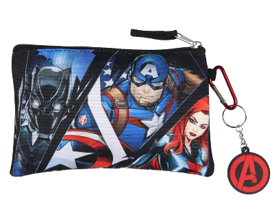 Marvel Avengers 5 Pc Kids Backpack Set Lunch Box Key Chain Pencil Case Carabiner Multicoloured 3 Marvel Avengers 5 Pc Kids Backpack Set Lunch Box Key Chain Pencil Case Carabiner Multicoloured - Image 3