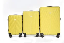 Lan ABS Hard Shell Lightweight 360 Dual Spinning Wheels Combo Lock 28" 24", 20" 3 Piece Luggage Set -All Pack Shop GUEST fe573298 218a 4261 abdc c1c9fa401cdd